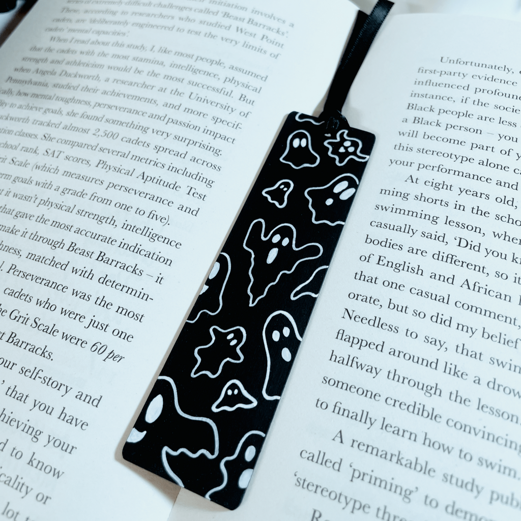 Wooden Ghost Bookmark - KLC Creation