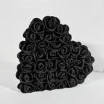 Load image into Gallery viewer, Black Flower Heart Ornament - KLC Creation
