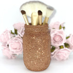 Load image into Gallery viewer, Copper Glitter Mason Jar Centrepiece - KLC Creation
