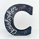 Load image into Gallery viewer, Galaxy Theme Name Letter - KLC Creation
