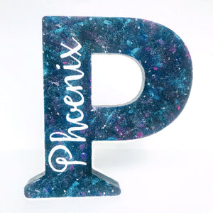 Galaxy Theme Name Letter - KLC Creation