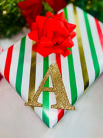Load image into Gallery viewer, Gold Initial Letter Christmas Tree Decoration - KLC Creation
