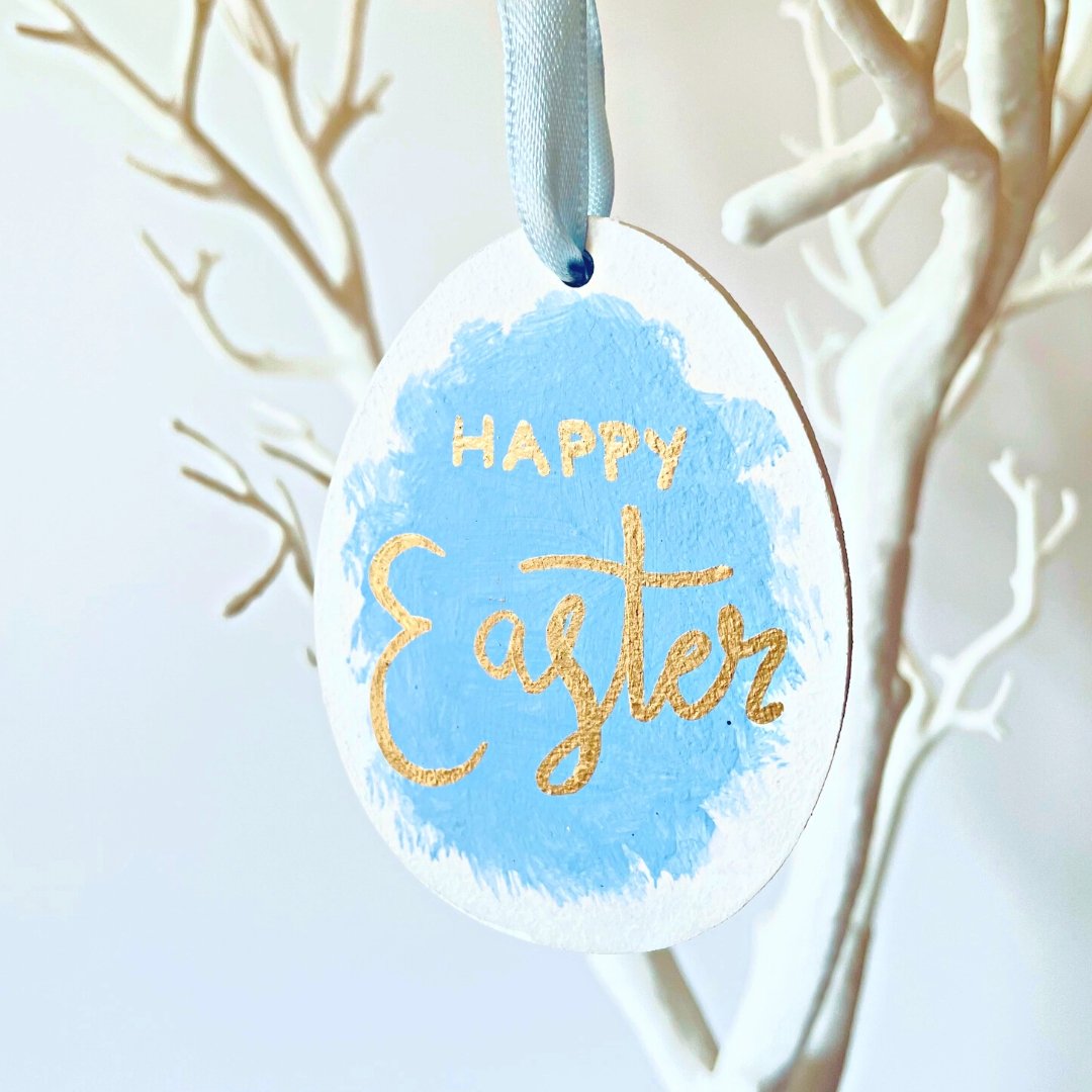 Happy Easter Egg Tree Decorations - KLC Creation