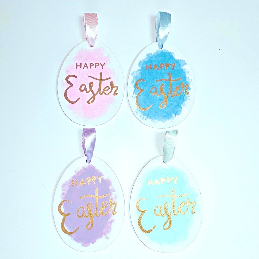 Happy Easter Egg Tree Decorations - KLC Creation