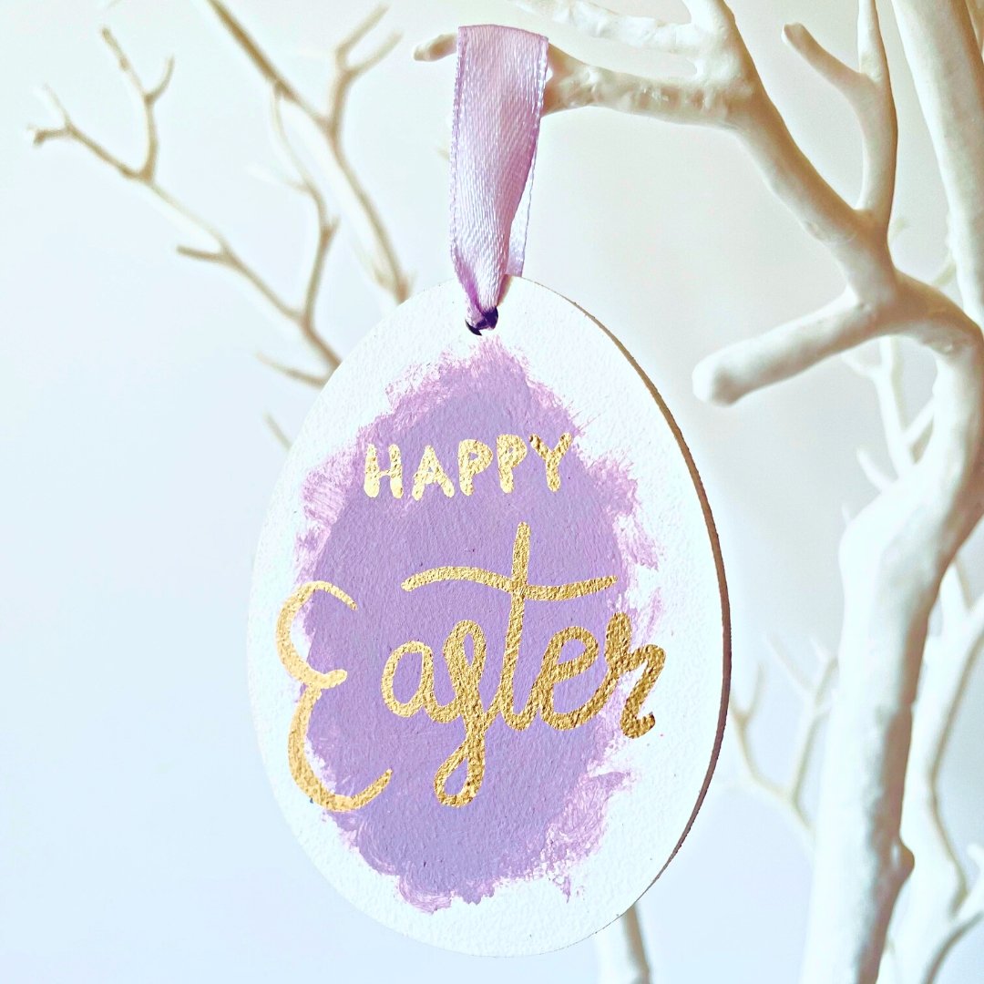 Happy Easter Egg Tree Decorations - KLC Creation