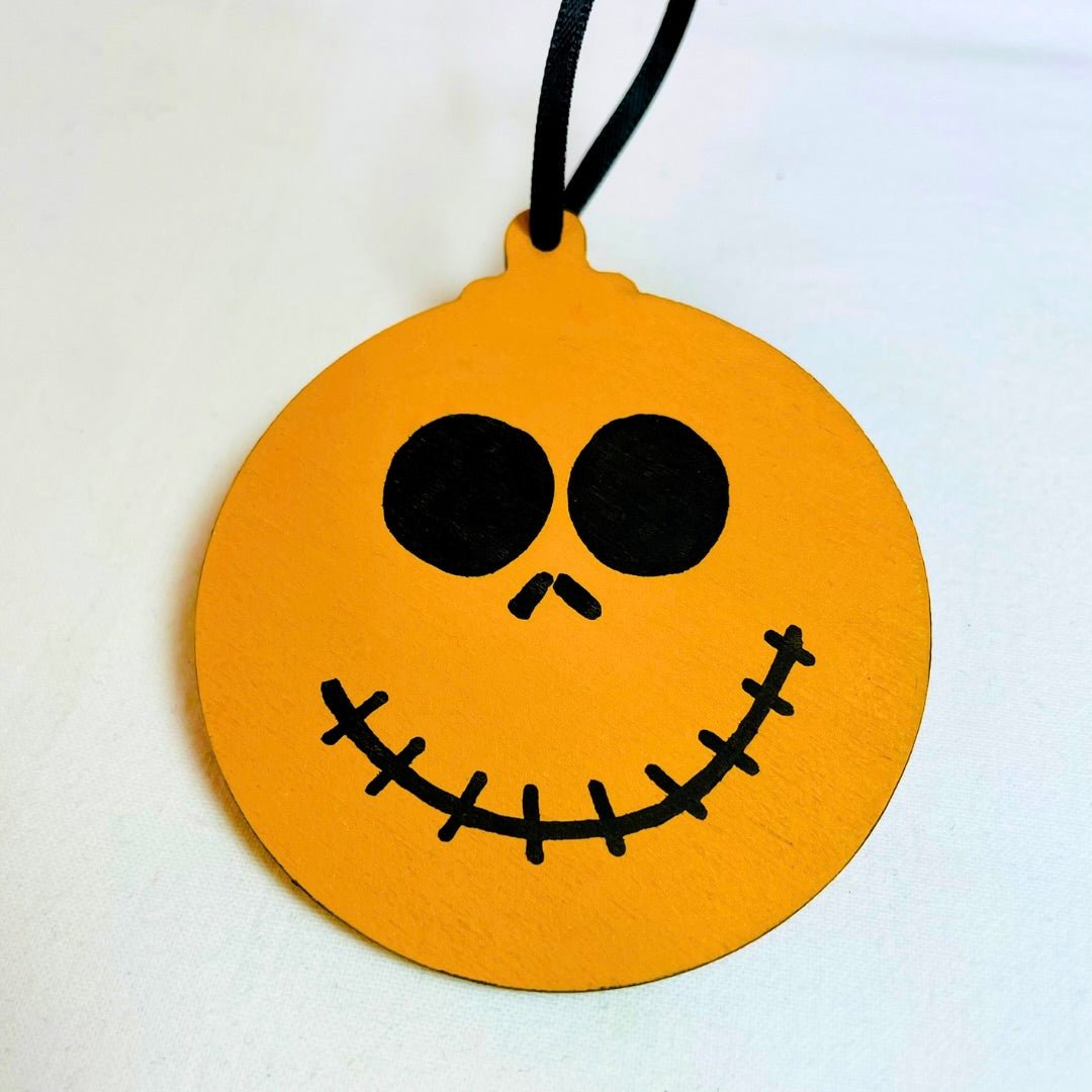 Pumpkin Face Tree Ornament - KLC Creation