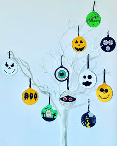 Pumpkin Face Tree Ornament - KLC Creation