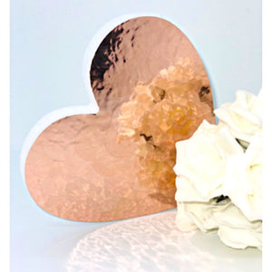 Rose Gold Freestanding Heart - KLC Creation
