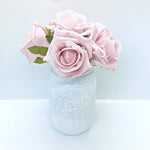 Load image into Gallery viewer, White Glitter Mason Jar - KLC Creation
